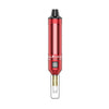 Yocan Falcon Mini Neon Glowing Vaporizer in red, compact design for on-the-go vaping, featuring magnetic atomizer.
