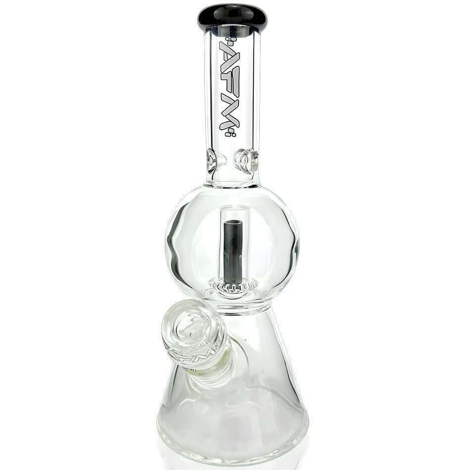 AFM Glass 10" Bubble Chamber UFO Beaker NBS708 with Downstem & Bowl, designed for smooth hits and durability.