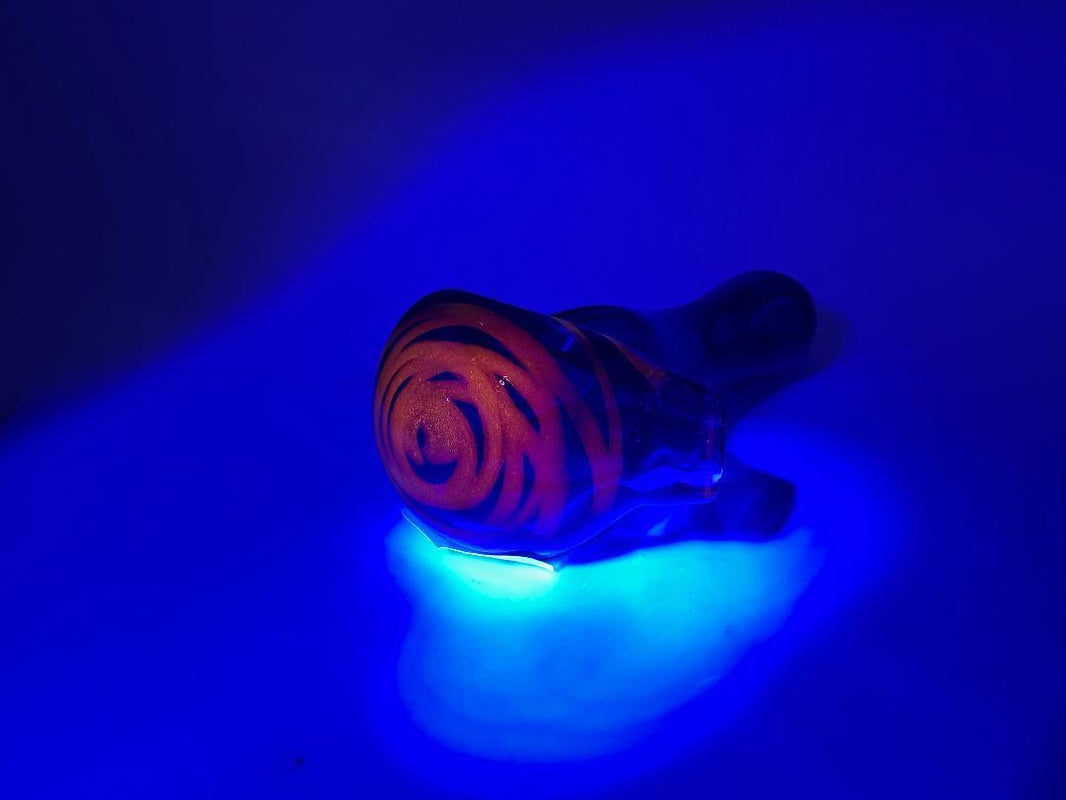 Phranq Glass Dry Pipe - Blue Spoon