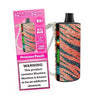 Baddie Bar 15k Disposable Vape in Princess Peach design, featuring 15000 puffs and colorful jewel patterns.