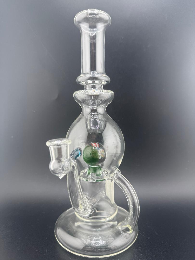Brando Glass Clear Blooper Rig w/ Marble 10mm 90°