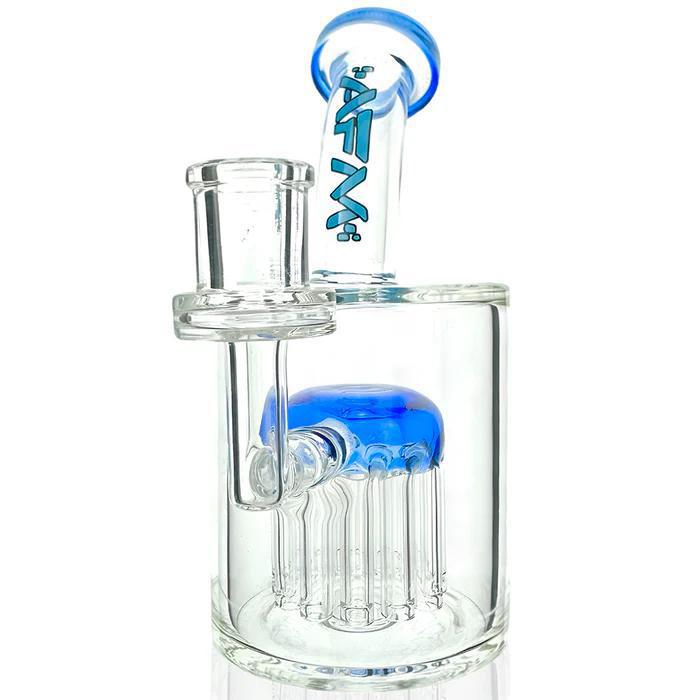 AFM Glass 6" 12 Arm Tree Perc Clear Glass Dab Rig TX690 14mm 90°