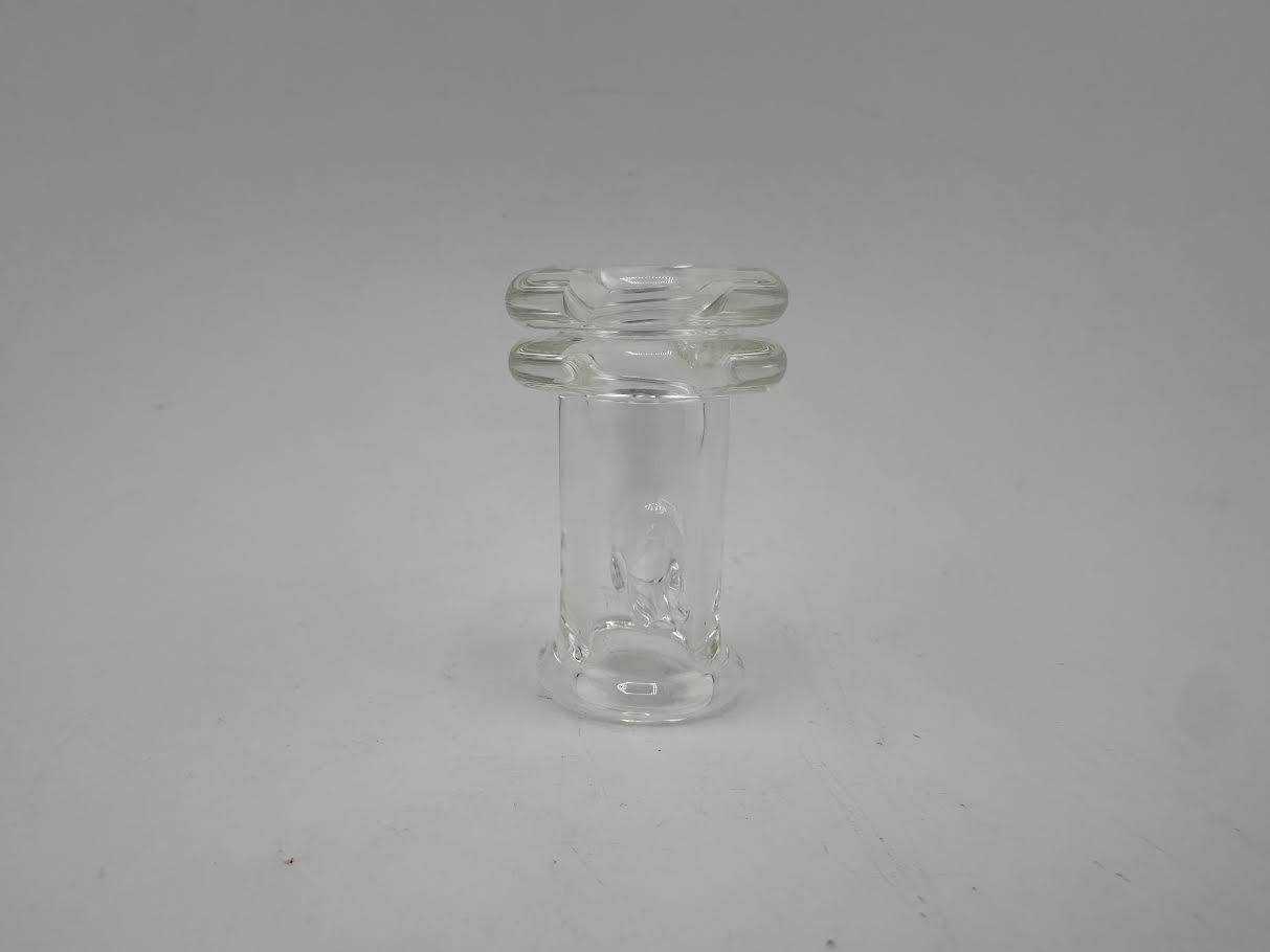 MJHoG Puffco Proxy Core Mouth Piece - Clear handcrafted borosilicate glass accessory for Puffco Proxy Core setups.