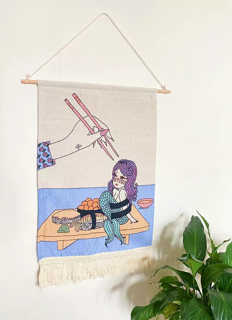 Valfre Mershimi Woven Tapestry