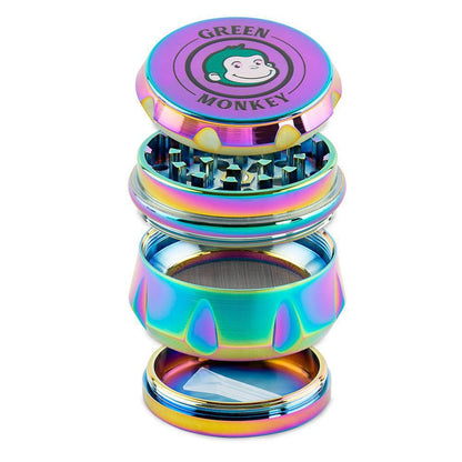 Green Monkey Titanium Baboon Crown Grinder 50mm