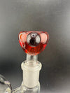 Highgrade Glass Single Color Red 14mm Bowl piece