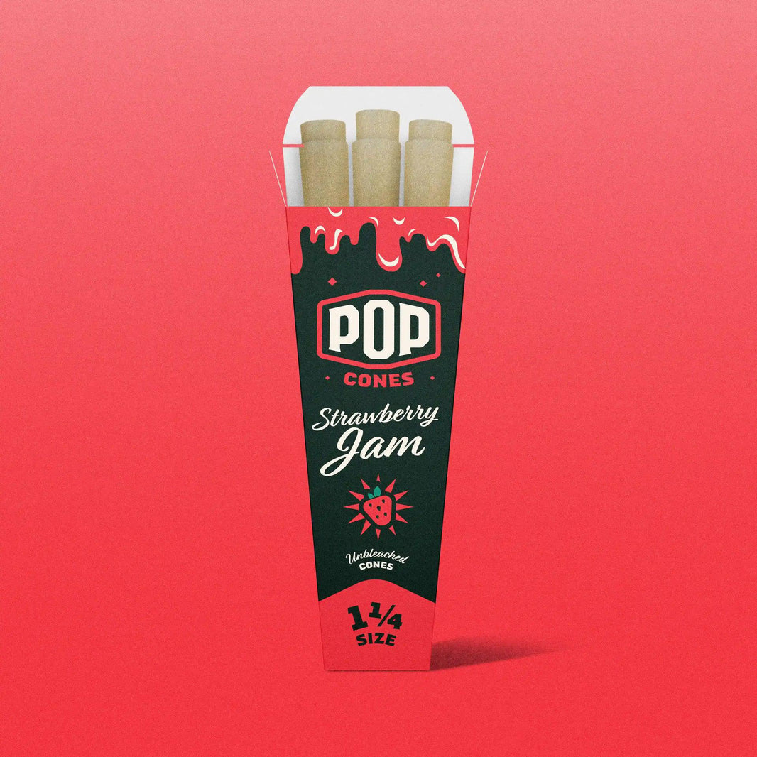 Pop Cones 1 1/4 Unbleached Cones