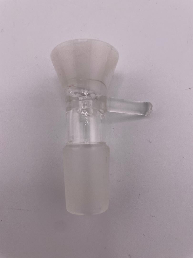 Import Glass 18mm Bowl / Slide - Colored Funnel w/ Handle