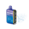 Geek Bar Pulse Zodiac Edition vape with Cancer design and Berry Bliss flavor, showcasing vibrant colors and digital display.