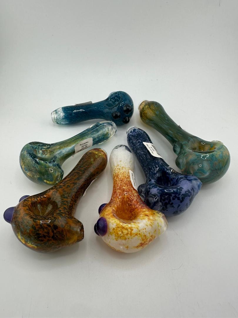 Phranq Glass Dry Pipe - Full Color Frit