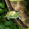 Kolorspun Ninja Turtle Pin