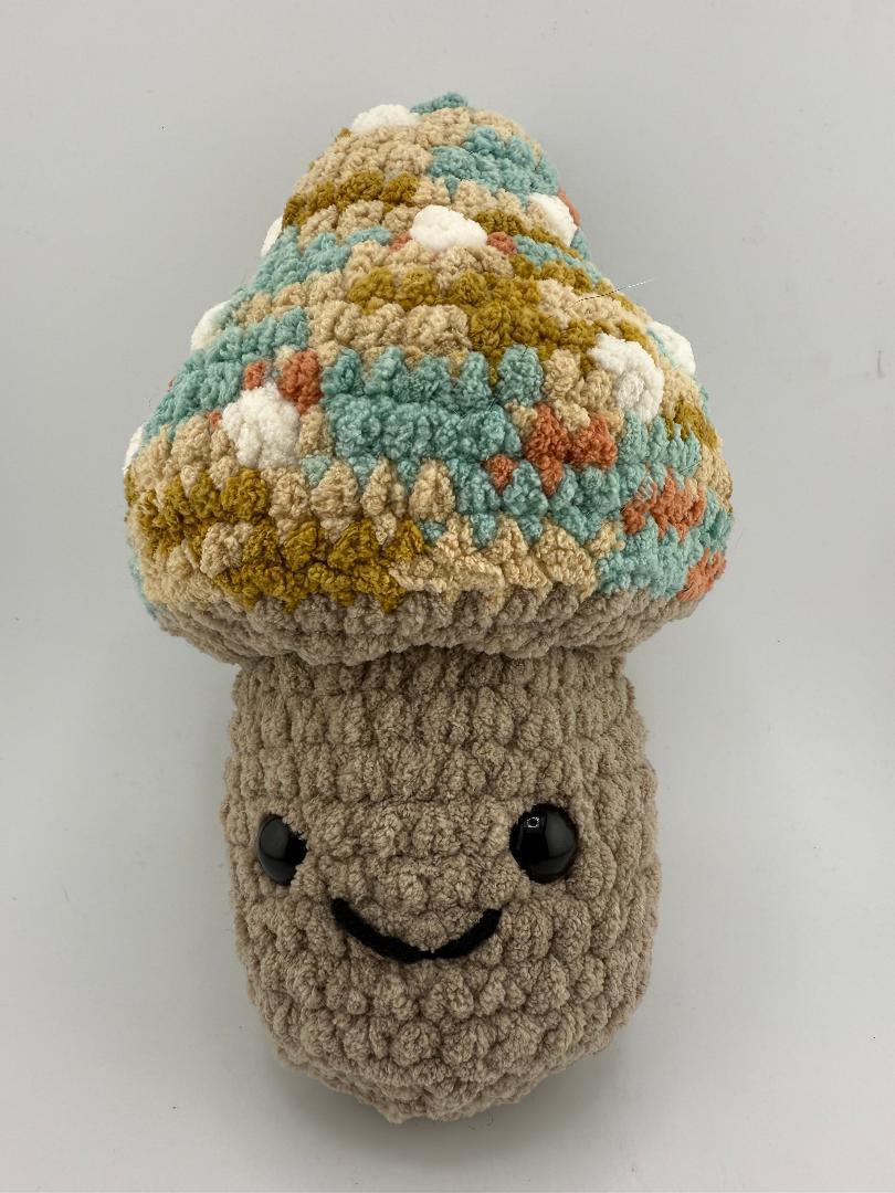 Plush Delight Crochet Mushroom Plushy