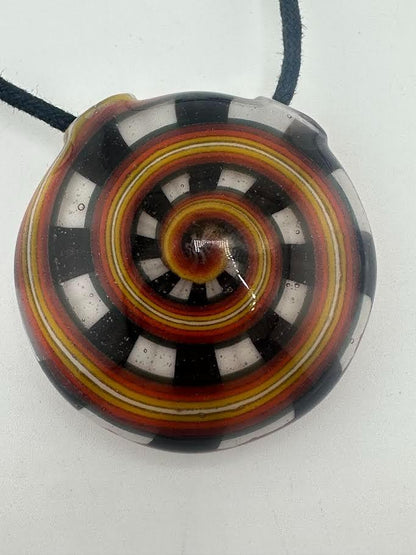 Crondo Glass Pendant  - Double Layer Wig Wag