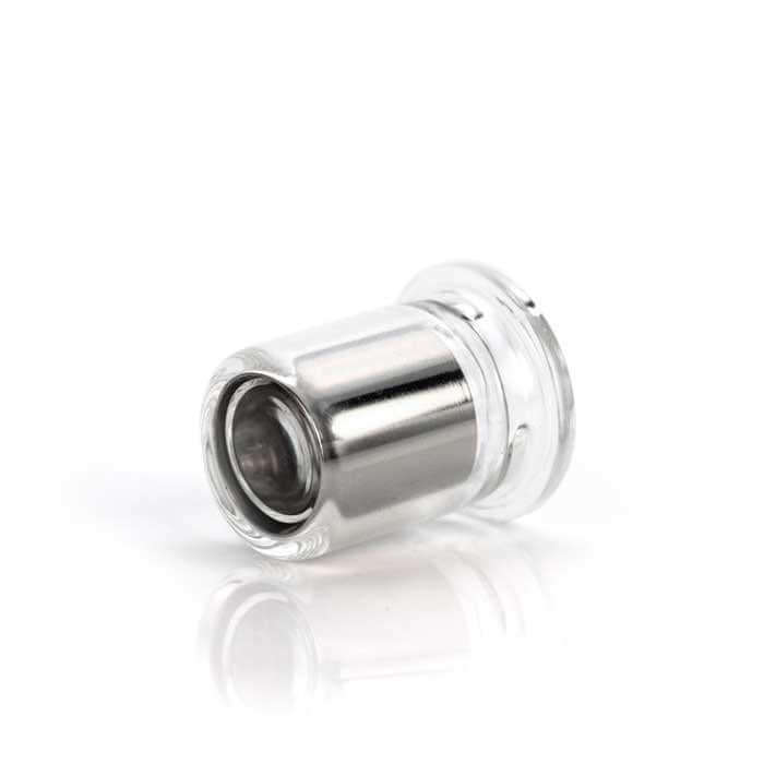 iSpire The Wand heating element accessory for dabbing and vaporizing, featuring a glass and metal design.