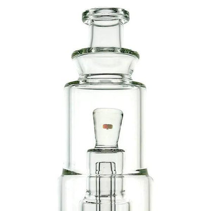 Iridescent Glass Stacked Puffco Peak Attachment Glass Replacement - V2 Chugger