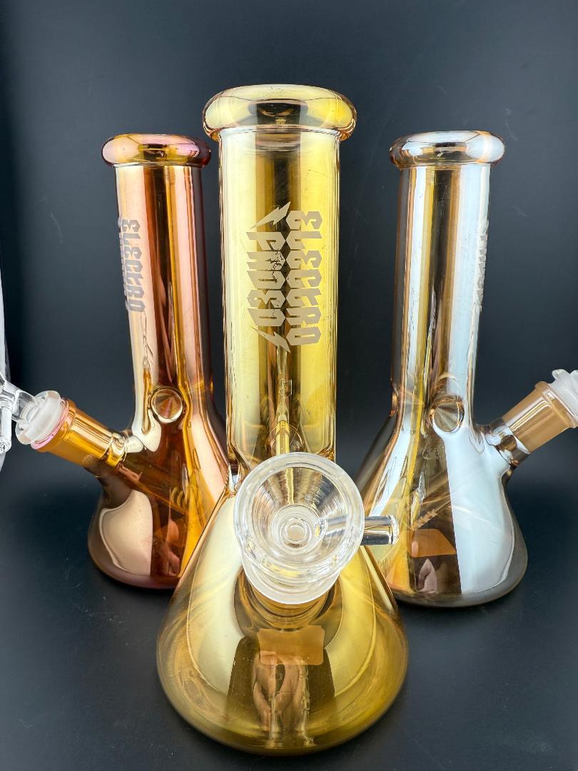 Electro Faded 8" Beaker 14mm 45° available in vibrant colors and sleek design for enhanced smoking experience.