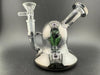 Electro Faded Alien Rig 6" 14mm 90° – vibrant glass rig with unique design and compact size.