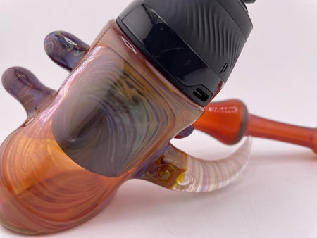 Brando Glass Puffco Proxy Pipe - Amber with Fumed Window