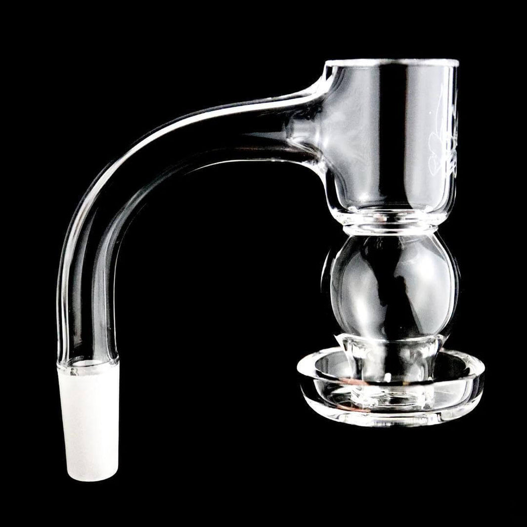Campfire Quartz Bubble Barrel Slurper banger showcasing premium quartz design for enhanced flavor and vapor efficiency.