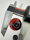 PaulPaulson Pieces 20mm Slurper Marble – Black & Silver Pirate-Inspired Millie