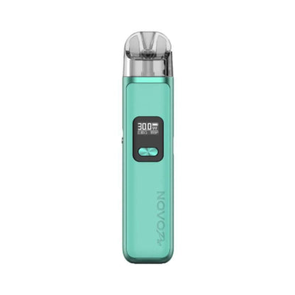 Smok Novo Master Kit in a teal color featuring a sleek design and digital display for adjustable power.