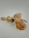 Royals Glass 24k Gold Fumed Hammer Pipe