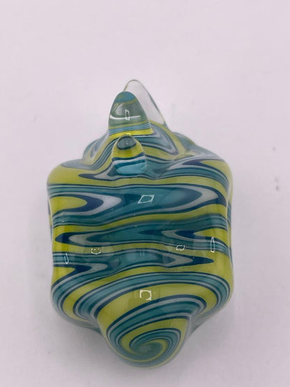 Tim Doane Glass Pendant - Wig Wag Skull