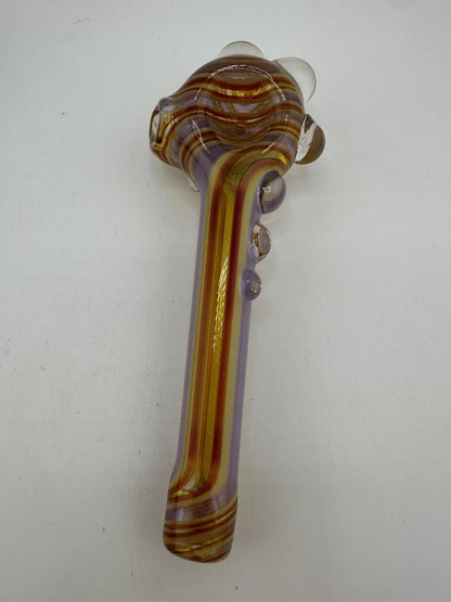 Phranq Glass Dry Pipe - Full Color Worked
