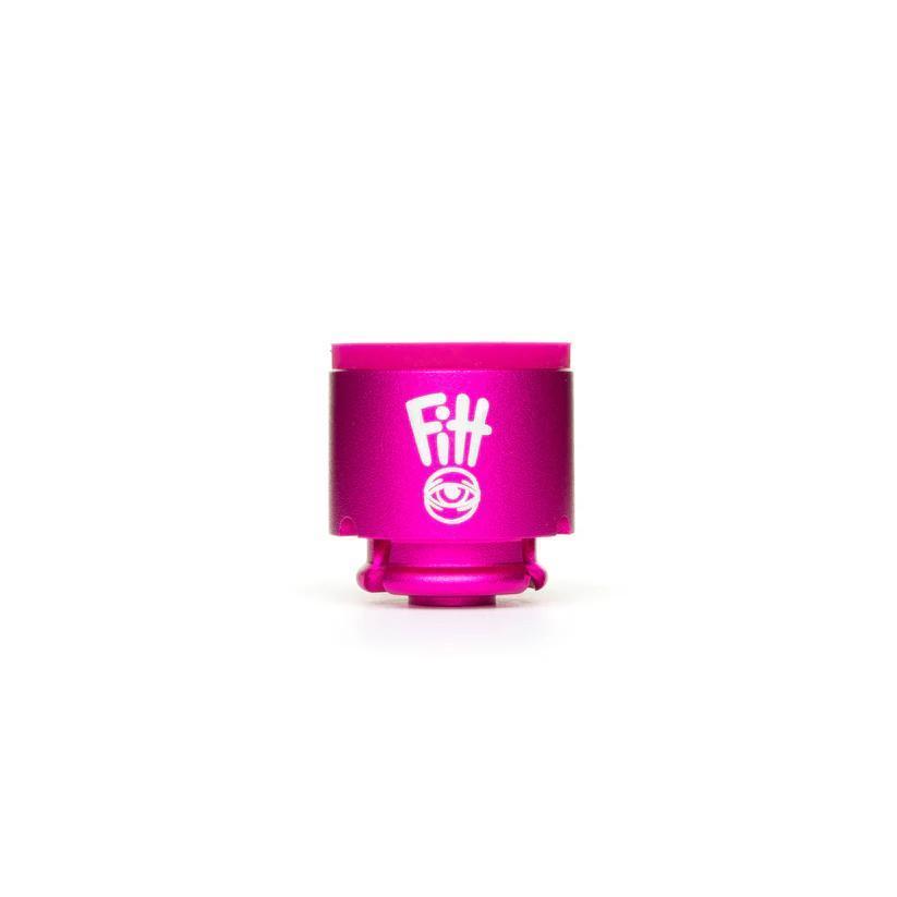Ryan Fitt Pivot Adapter - "Interface" Single Unit in vibrant pink anodized aluminum with logo detail.