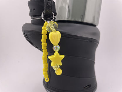 Beep Boop Bop  Puffco / Carta E-Rig Charm - Yellow Star