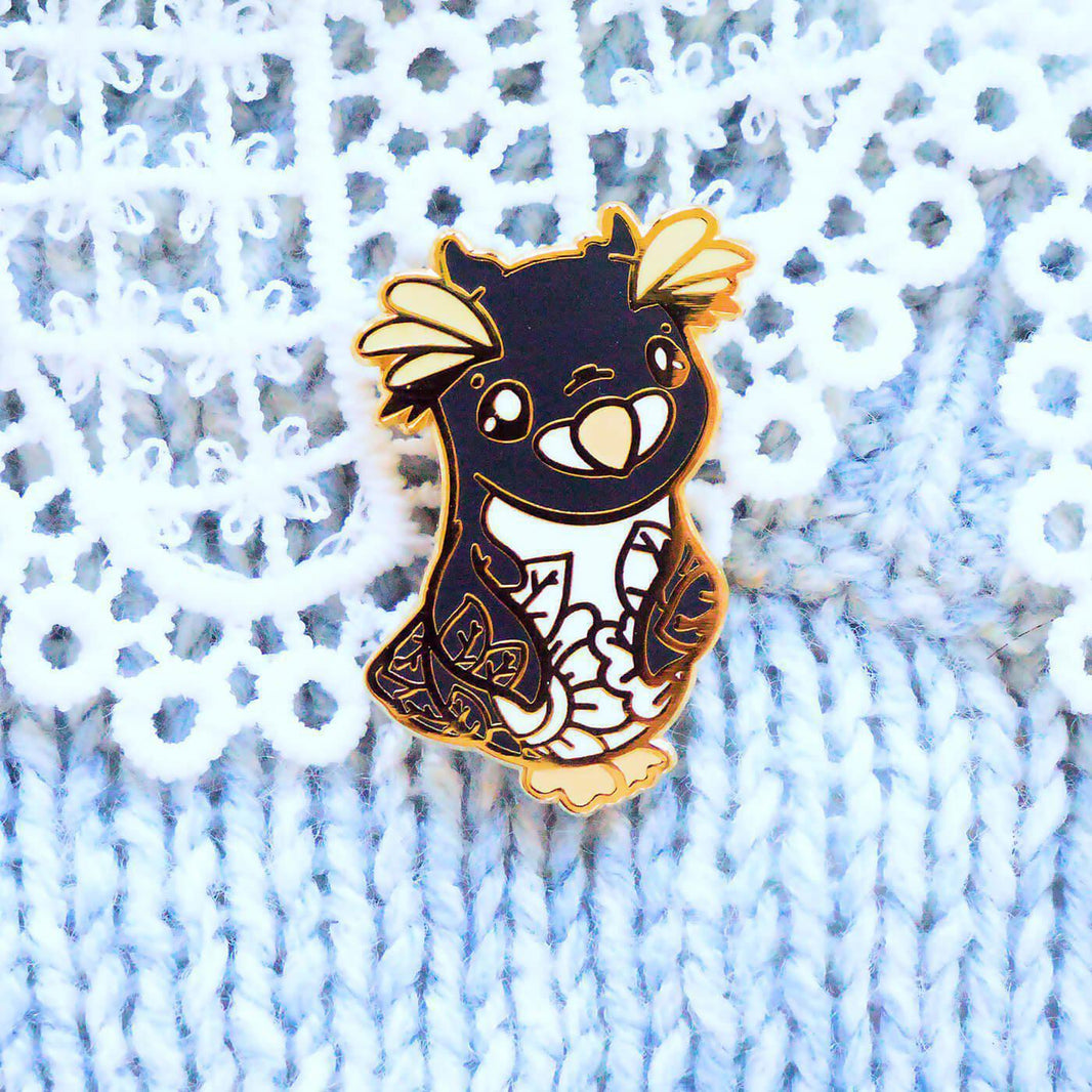 Evy Benita Pin - Macaroni Penguin