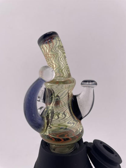 Brando Glass Puffco Proxy Core Accessory - Mini Rig Mouthpiece Full Wig Wag & Crushed Opal