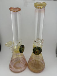 JP Killman Glass Flower Beaker - Fumetech on Clear