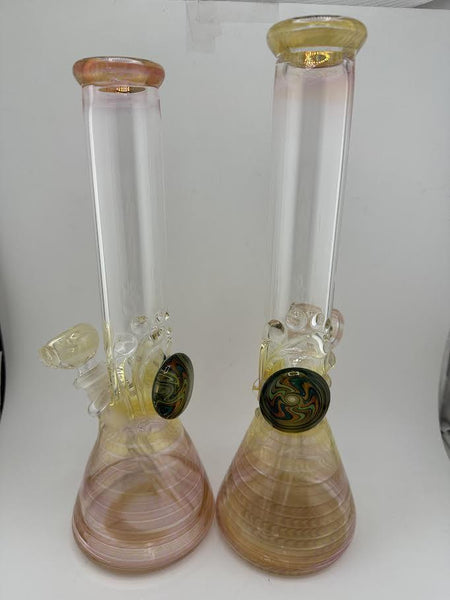 JP Killman Glass Flower Beaker - Fumetech on Clear
