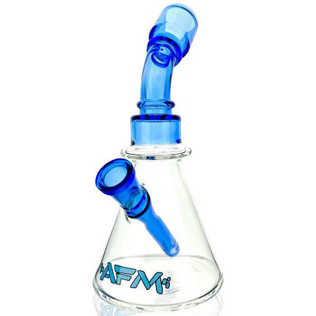 AFM Glass 8" One Shot Clear Glass Mini Dab Rig 14mm 45°