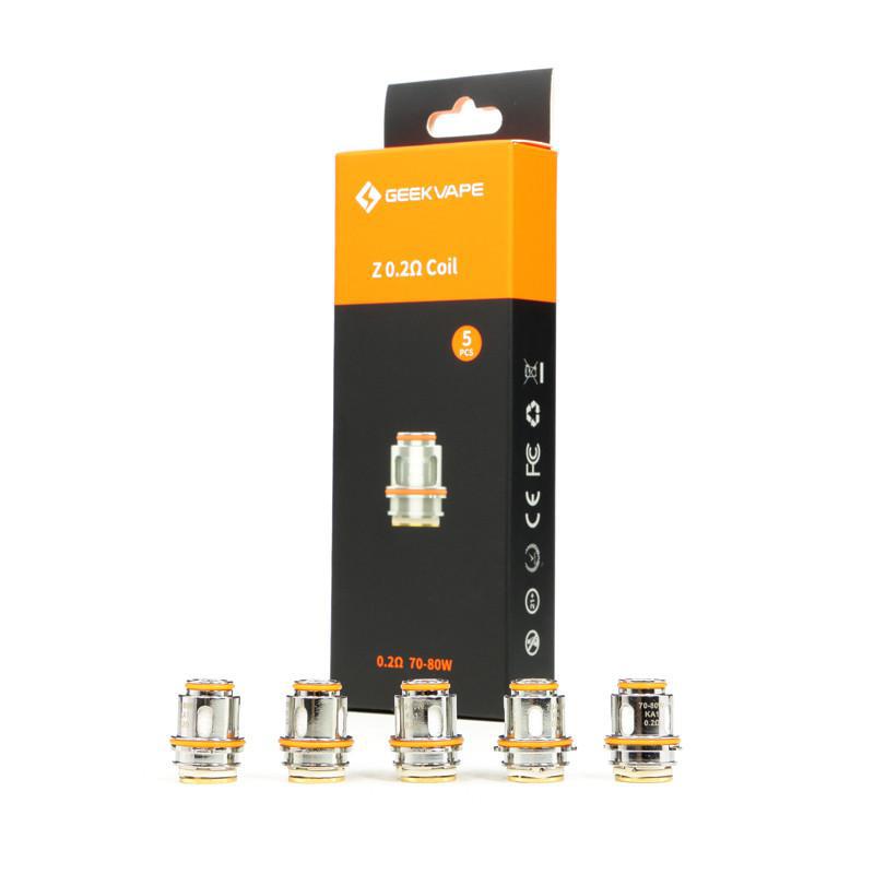 GeekVape Z Series Coils pack with DTL mesh coils for optimal flavor and vapor, compatible with Zeus/Z tank.