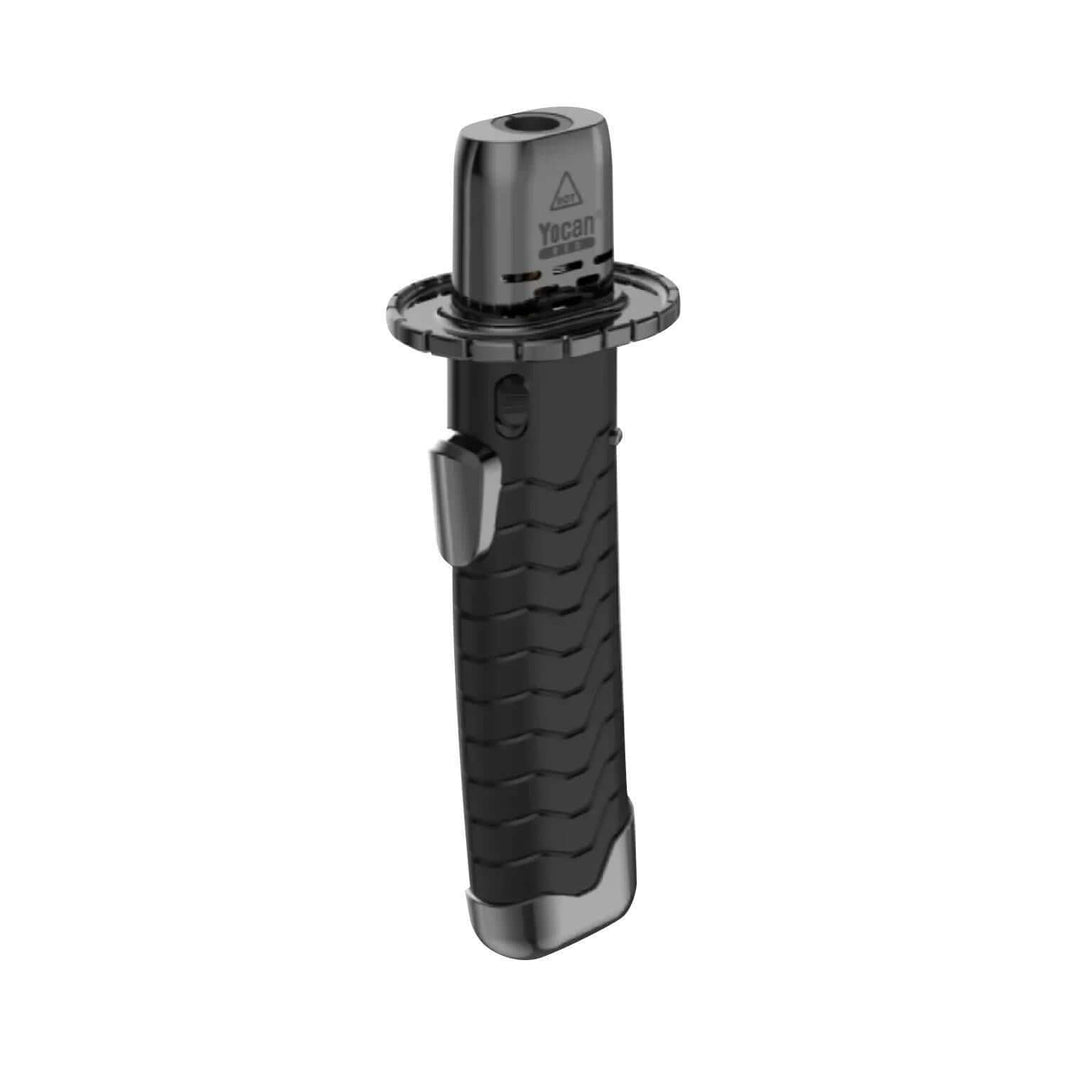 Yocan Red Katana Torch in sleek black design, ideal for smokers and vapors seeking reliability and style.