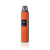 DotMod dotPod Pro Kit in orange, featuring a clear pod and digital display for adjustable wattage.