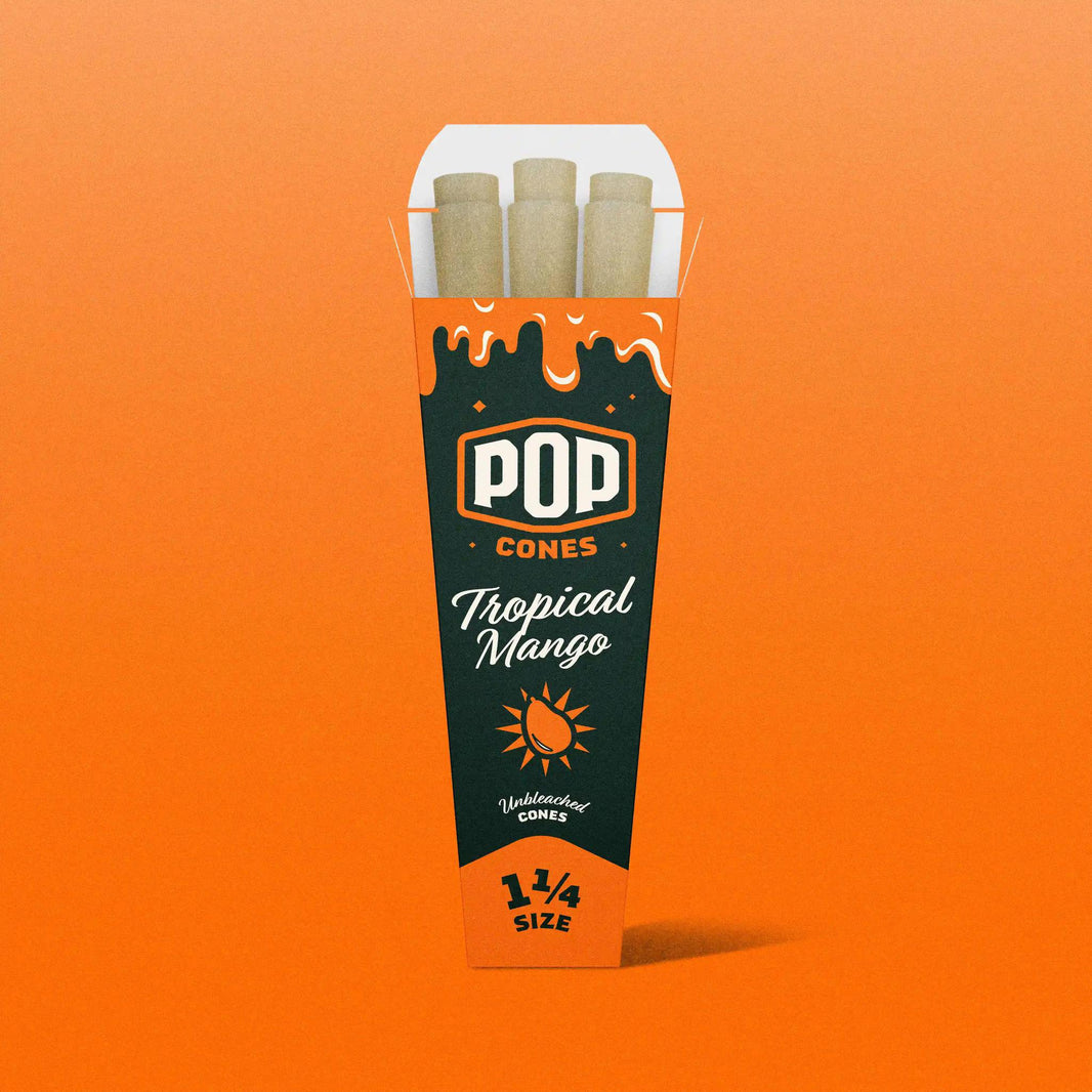 Pop Cones 1 1/4 Unbleached Cones