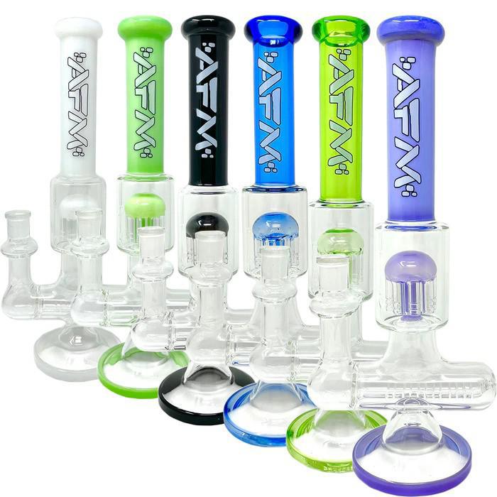 AFM Glass 12" Sidewinder Inline Perc Glass T296 14mm 90°