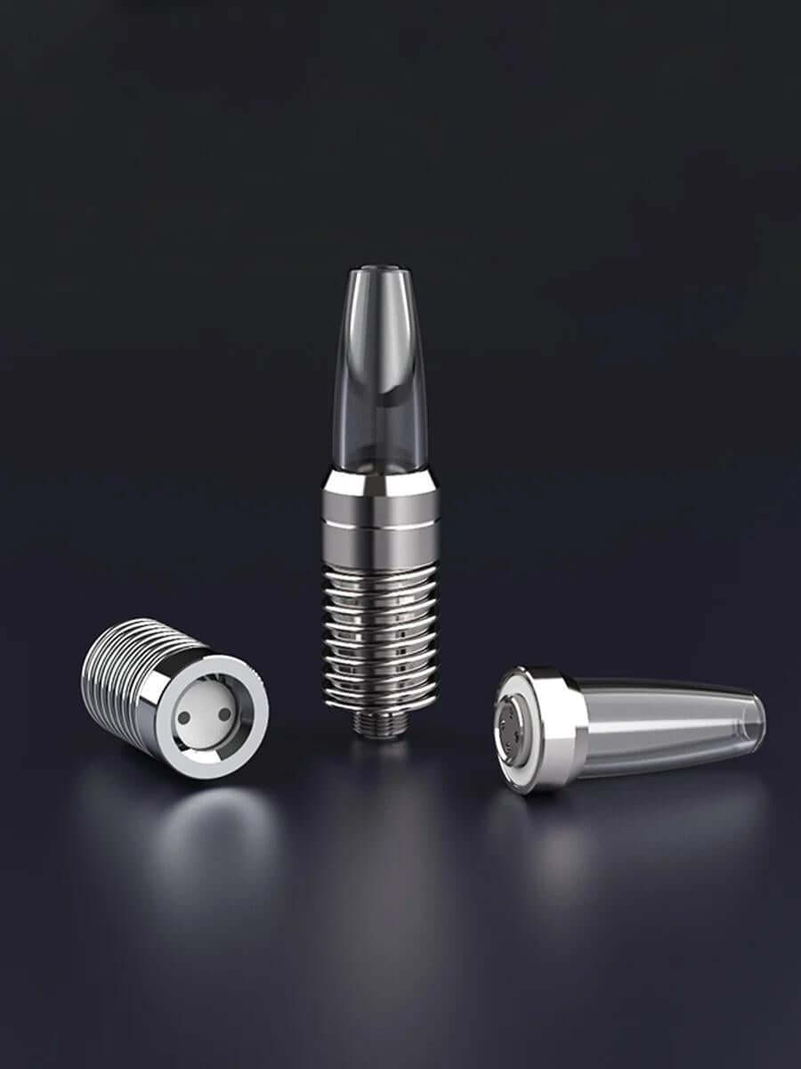 Lookah FIREBEE quartz tip replacement, featuring cup-style atomizer for wax dabs, compatible with 510 thread devices.