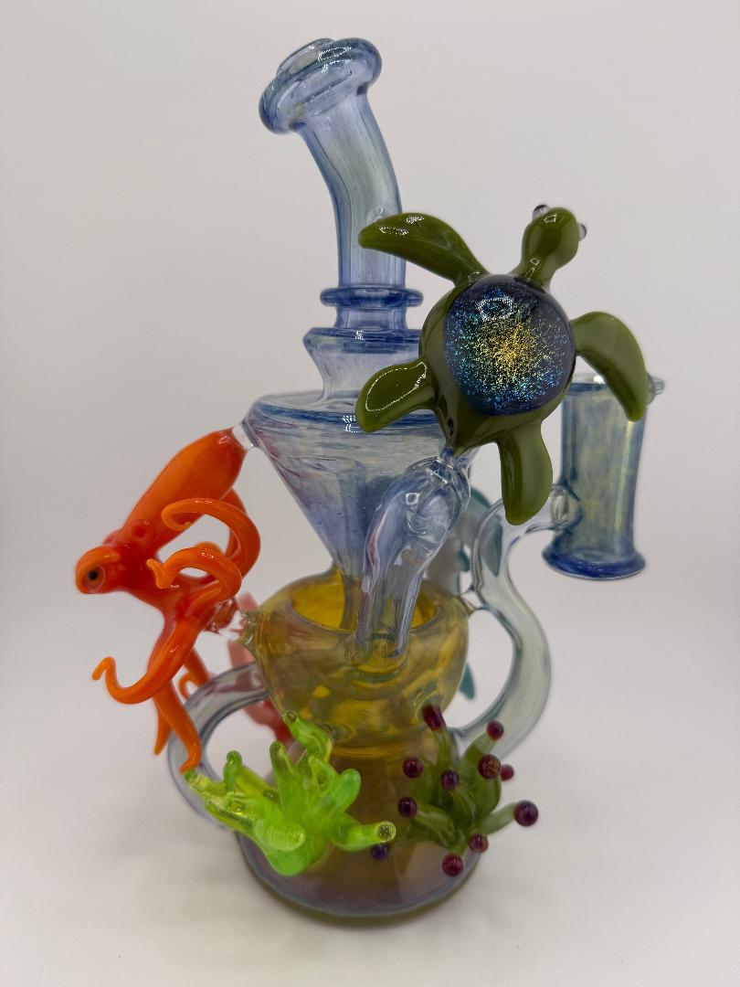 Crondo Glass Sea Life Recycler 14mm 90°