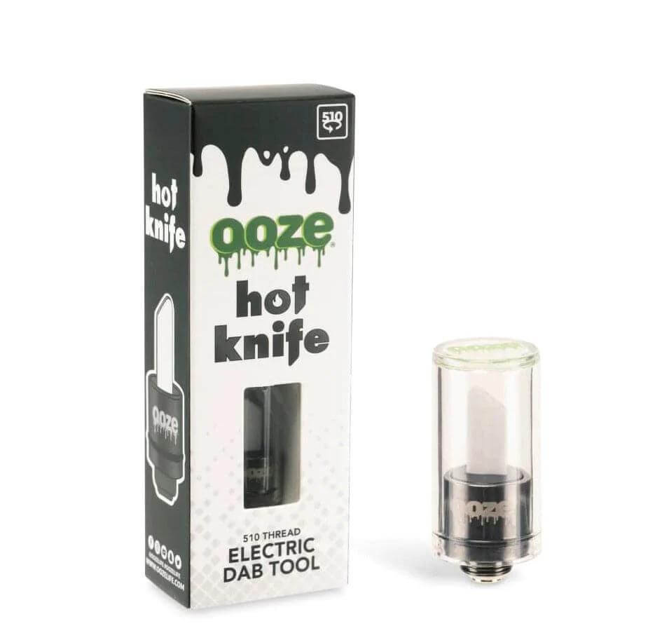 Ooze Hot Knife electric dab tool with packaging, designed for precise concentrate application.