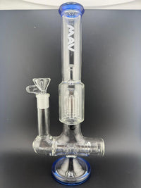 MAV Glass 12" Inline to 8 Arm Perc Flower Piece 18mm 90°