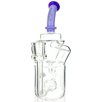 AFM Glass 8" Mighty Can Color Recycler Dab Rig T520 14mm 90°