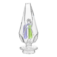 Calibear Glass Focus V Carta Glass Top -Clear Fancy Hexagon Gummy Perc