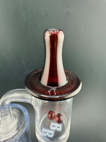 HighGrade Glass Red Full Color Red Spinner Cap