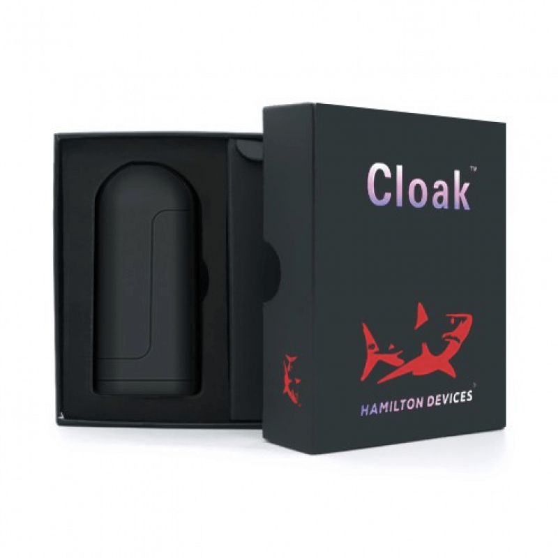 Hamilton Cloak 510 BatteryCloak by Hamilton Devices Ergonomically compact, the design of the Cloak from Hamilton Devices both conceals and protects your vape cartridge, all while providing an unparalleled vaping experience. This battery is engineered spec