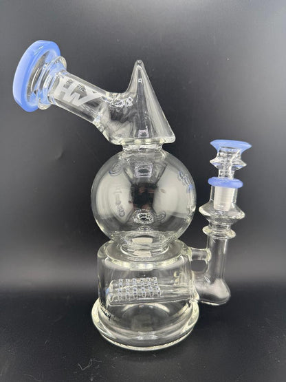 HWY Glass 9" Inline Bulb 14mm 90°