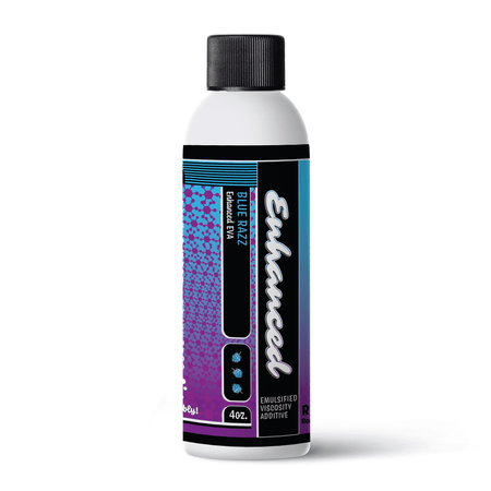 Enhanced EVA Drops bottle featuring Blue Razz flavor for smoother bong experiences.